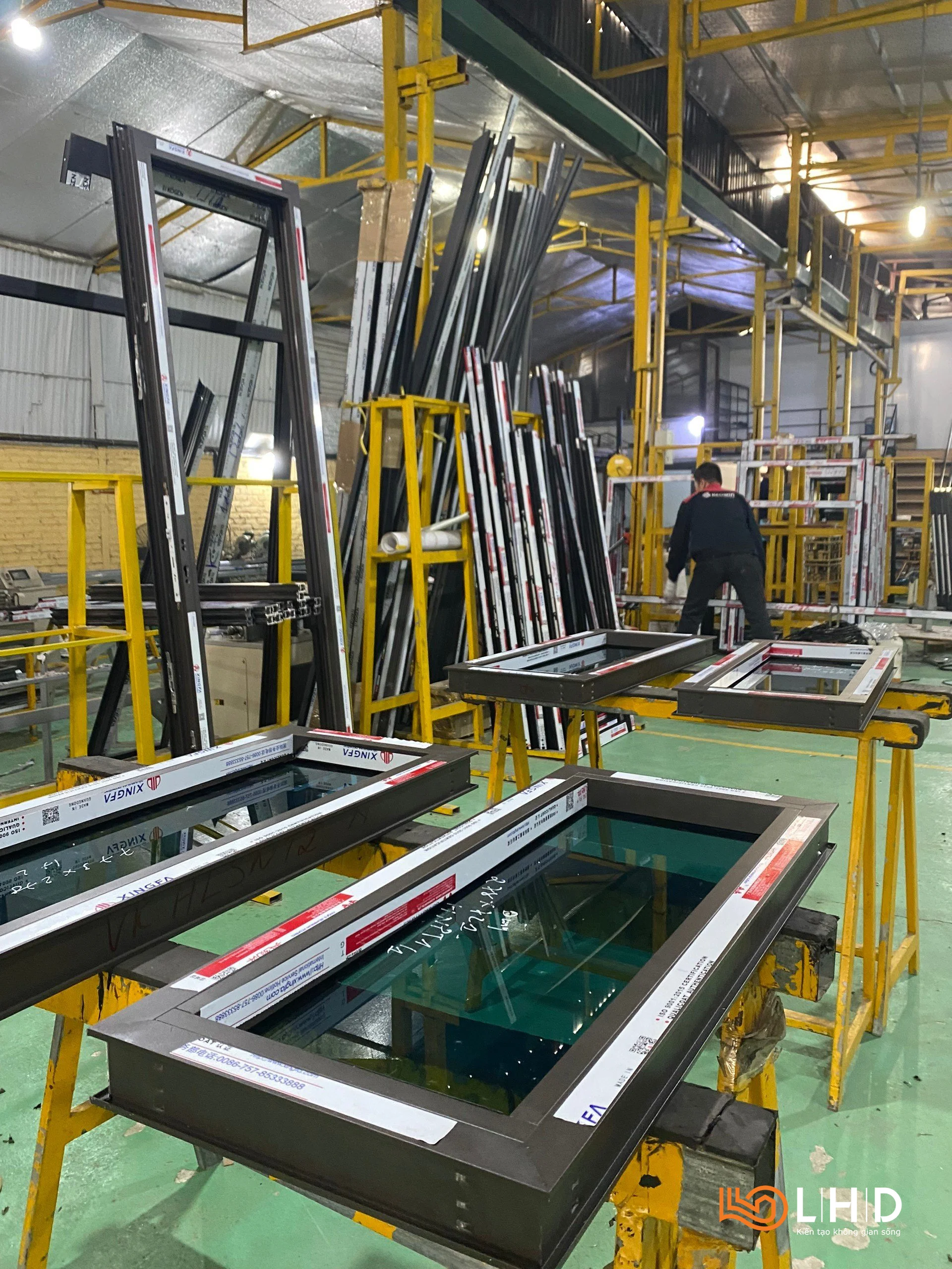 Nhôm Xingfa được nhập khẩu từ tập đoàn Xingfa - Quảng Đông, Trung Quốc