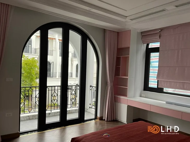 Cửa nhôm Xingfa uốn vòng là lựa chọn hoàn hảo cho người yêu cái đẹp