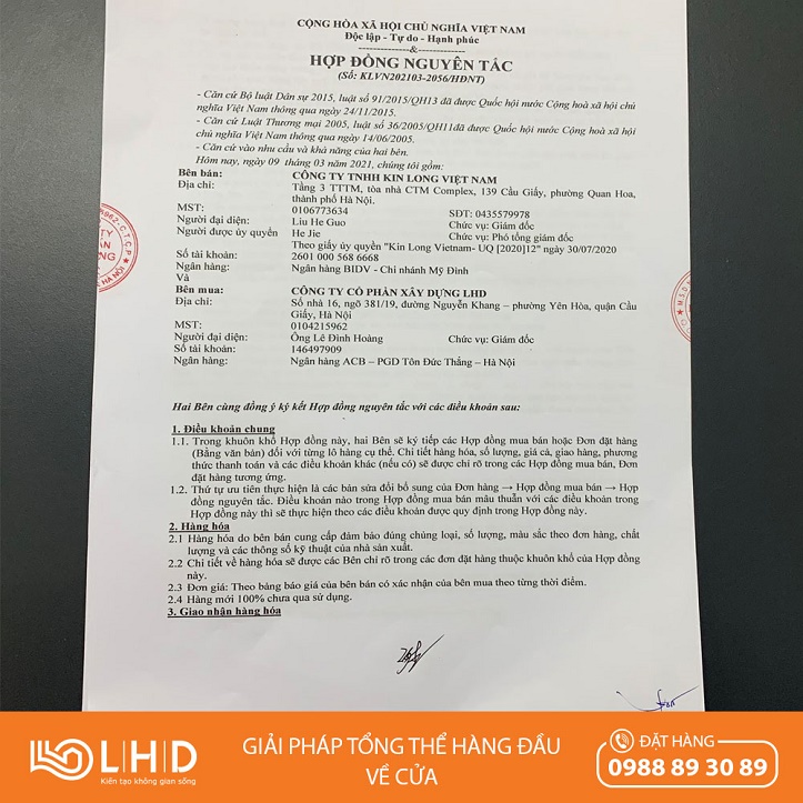 hợp đồng nguyên tắc kinlong lhdgroup 3